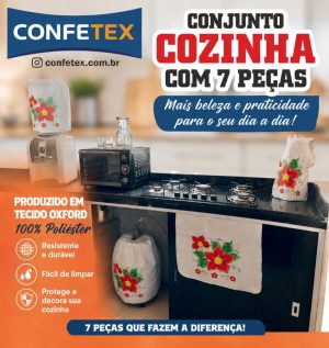KIT DE COZINHA 7 PEÇAS
